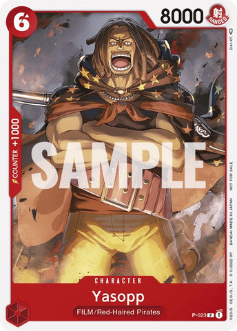 Yasopp (One Piece Film Red) [Cartes promotionnelles One Piece] 