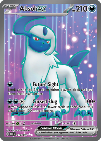 Absol ex (214/197) [Écarlate et Violet : Flammes d'Obsidienne] 