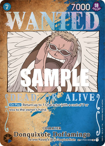 Donquichotte Doflamingo (Affiche de recherche) [Piliers de force] 