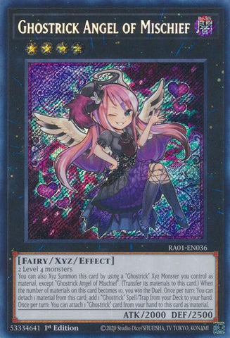 Ghostrick Angel of Mischief [RA01-EN036] Secret Rare