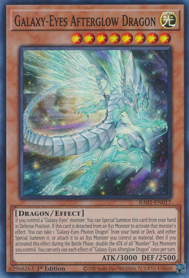 Dragon rémanent aux yeux galactiques [RA01-EN017] Super Rare 