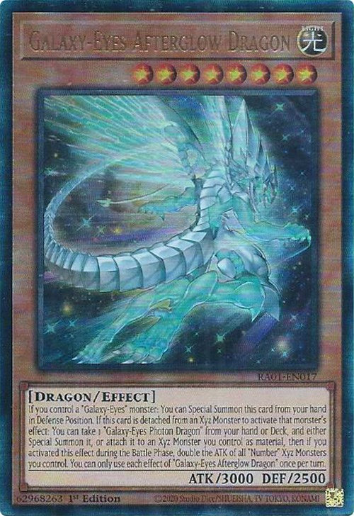 Dragon rémanent aux yeux galactiques [RA01-EN017] Prismatic Ultimate Rare 