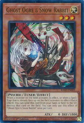 Ghost Ogre & Snow Rabbit (Alternate Art) (UR) [RA02-EN009] Ultra Rare