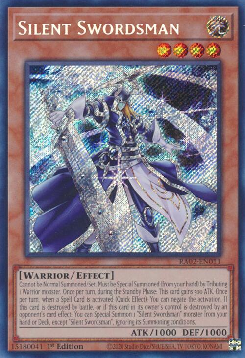 Silent Swordsman (Secret Rare) [RA02-EN011] Secret Rare