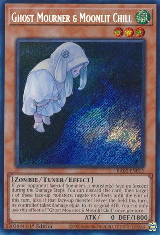 Ghost Mourner & Moonlit Chill (Alternate Art) (Secret Rare) [RA02-EN015] Secret Rare