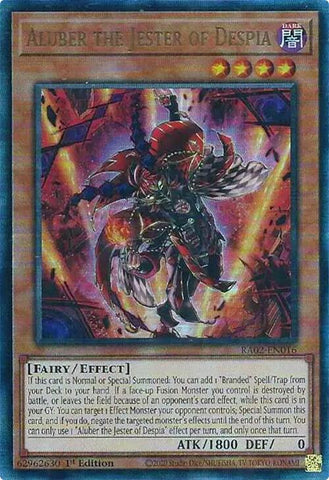 Aluber the Jester of Despia (PUR) [RA02-EN016] Prismatic Ultimate Rare