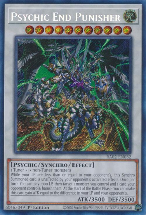 Psychic End Punisher (Secret Rare) [RA02-EN032] Secret Rare