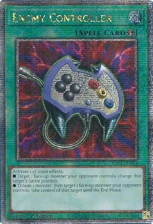 Enemy Controller (Quarter Century Secret Rare) [RA02-EN051] Quarter Century Secret Rare