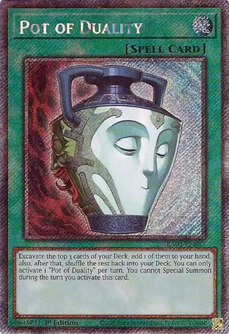 Pot of Duality (Platinum Secret Rare) [RA02-EN057] Platinum Secret Rare