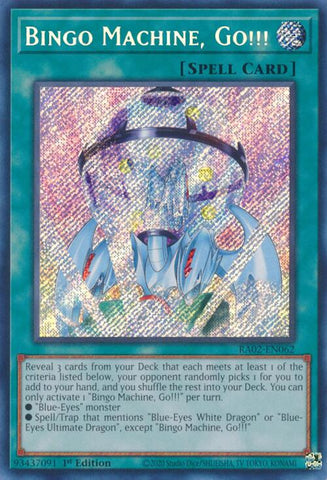 Bingo Machine, Go!!! (Secret Rare) [RA02-EN062] Secret Rare