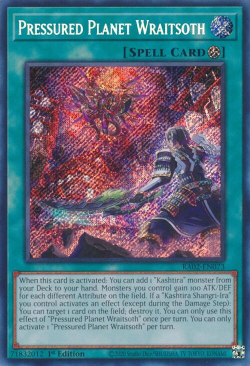 Pressured Planet Wraitsoth (Secret Rare) [RA02-EN073] Secret Rare