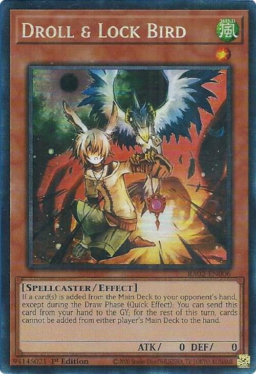 Droll & Lock Bird (PCR) [RA02-EN006] Prismatic Collector's Rare