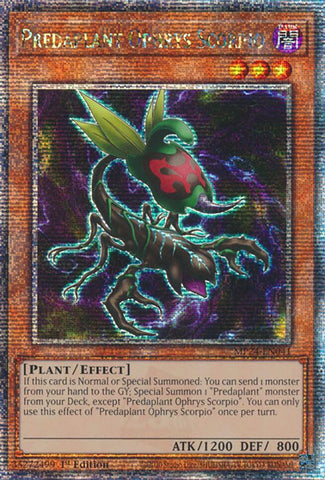 Predaplant Ophrys Scorpio [MP24-EN041] Quarter Century Secret Rare