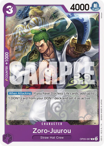 Zoro-Juurou [Starter Deck: PURPLE Monkey.D.Luffy]