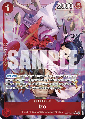 Izo (OP03-003) (Alternate Art) [Premium Booster -The Best-]