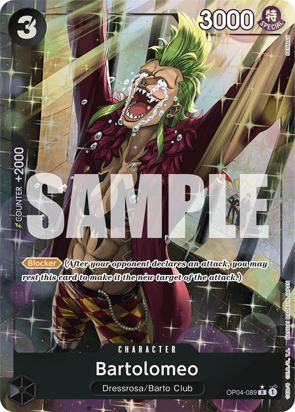 Bartolomeo (OP04-089) (Alternate Art) [Premium Booster -The Best-]