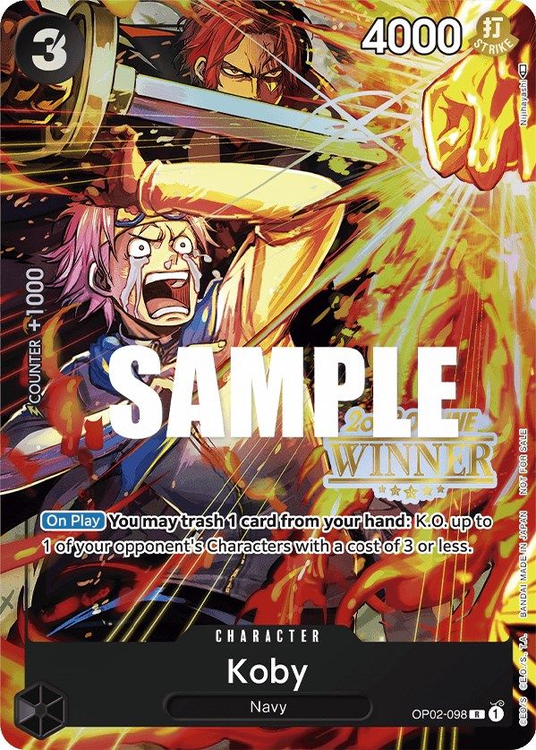 Koby (Online Regional 2023) [Gagnant] [Cartes promotionnelles One Piece] 