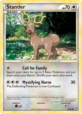 Stantler (64/95) [HeartGold &amp; SoulSilver : déchaînés] 