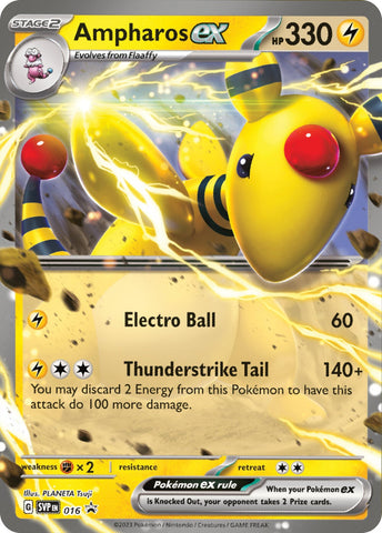 Ampharos ex (016) [Scarlet &amp; Violet : Black Star Promos] 