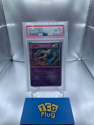 2011 Pokémon Deoxys Holo Appel des Légendes PSA 8