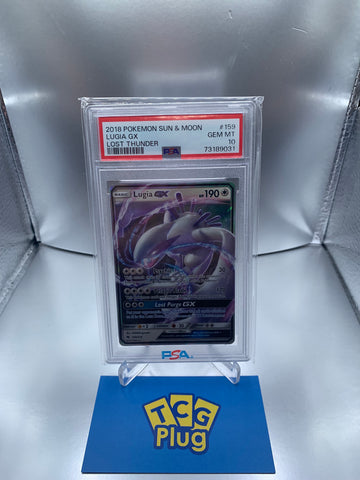 2018 Pokémon Lugia GX Tonnerre Perdu PSA 10