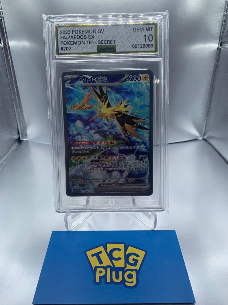 2023 Pokemon Zapdos ex Pokemon 151 AGS 10