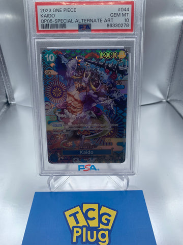 2023 One Piece Kaido Special Alternate Art OP05 PSA 10