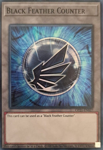 Compteur de plumes noires [OP21-EN027] Super Rare 