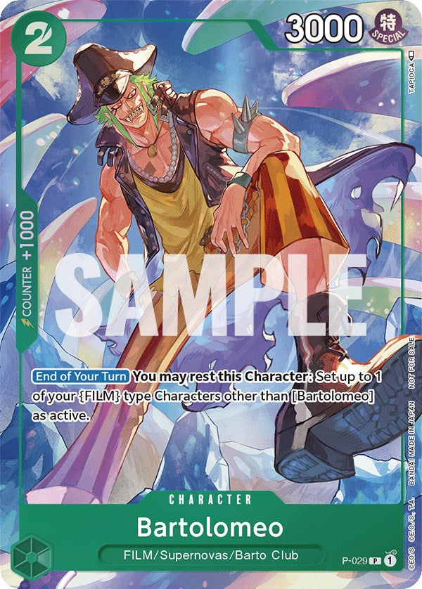 Bartolomeo (Event Pack Vol. 1) [Cartes promotionnelles One Piece] 