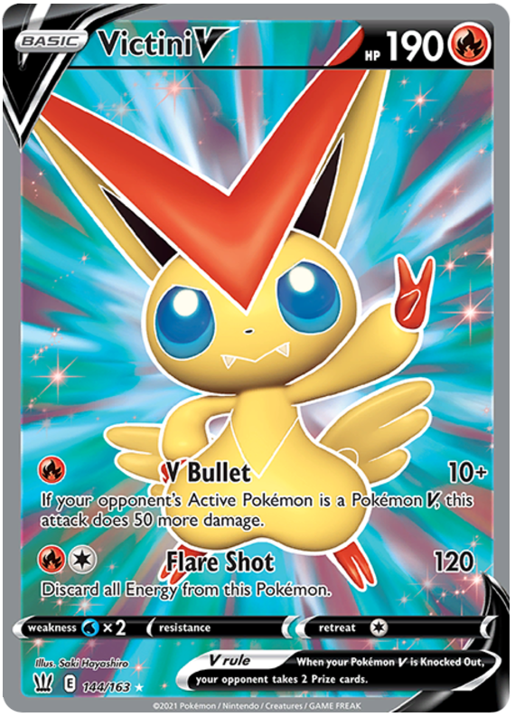 Victini V (144/163) [Épée et bouclier : styles de combat] 