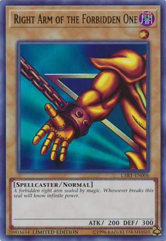 Bras droit de l'Interdit [LART-EN006] Ultra Rare 