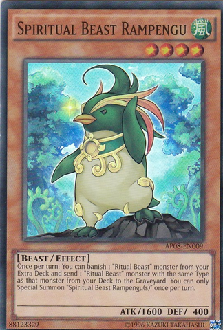 Bête spirituelle Rampengu [AP08-EN009] Super Rare 