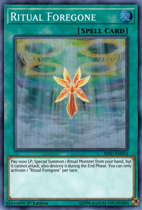 Rituel abandonné [HISU-EN054] Super Rare 