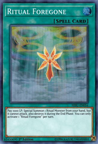 Rituel abandonné [HISU-EN054] Super Rare 