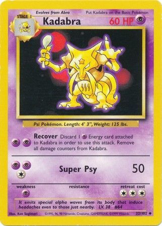 Kadabra (32/102) [Ensemble de base illimité] 