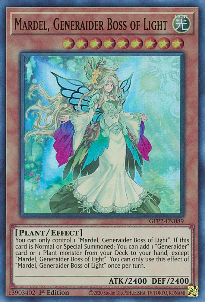 Mardel, Generaider Boss of Light [GFP2-EN089] Ultra Rare 