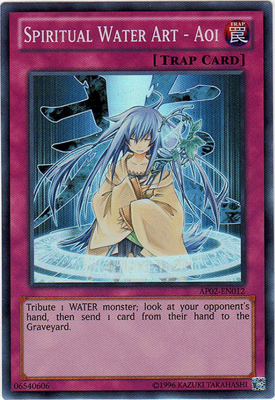 Art spirituel de l'eau - Aoi [AP02-EN012] Super Rare 