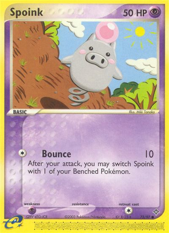 Spoink (73/97) [EX : Dragon] 