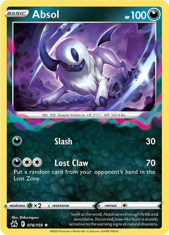 Absol (076/159) [Épée et bouclier : Couronne Zénith] 