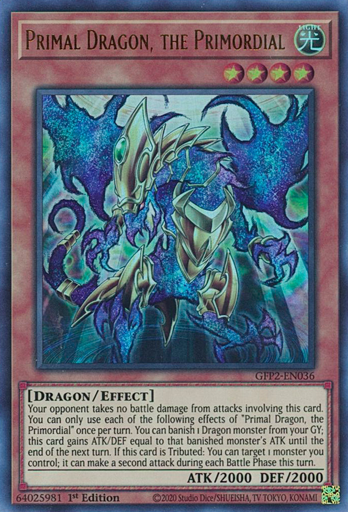 Primal Dragon, le Primordial [GFP2-EN036] Ultra Rare 