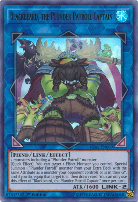 Barbe Noire, le capitaine de la patrouille de pillage [IGAS-EN089] Ultra Rare 