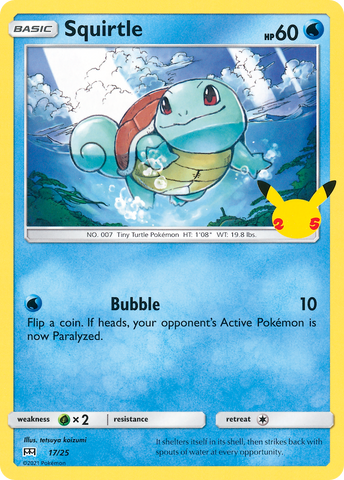 Squirtle (17/25) [25e anniversaire de McDonald's] 