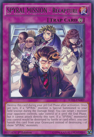 MISSION SPYRAL - Récupération [RATE-EN089] Rare 