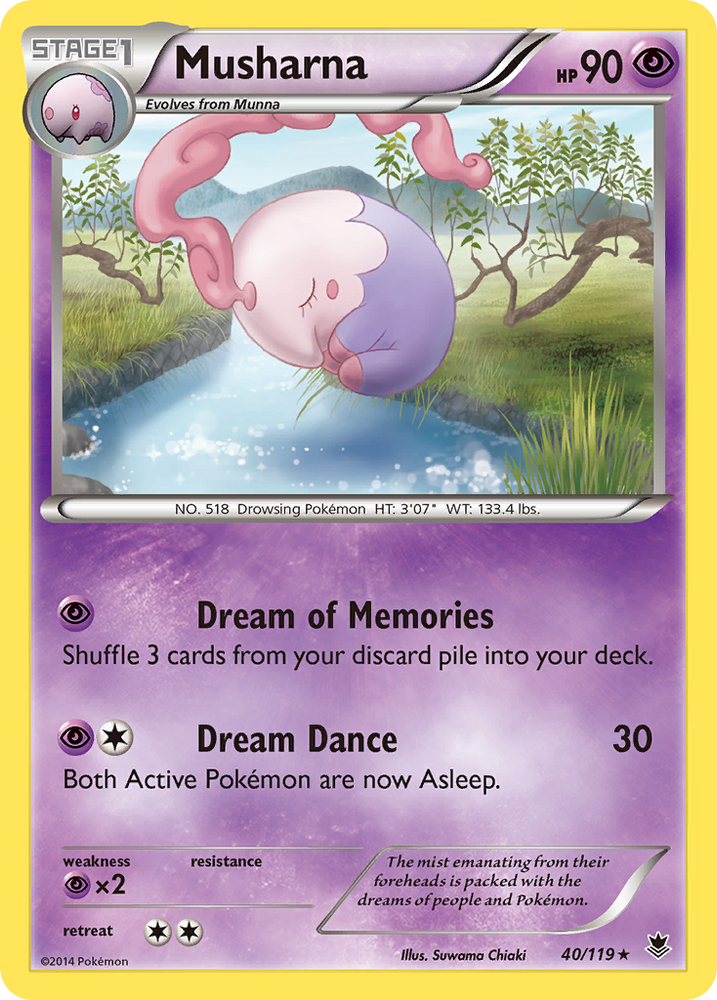 Musharna (40/119) [XY: Phantom Forces]