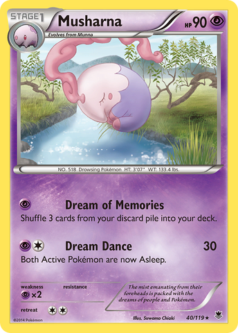 Musharna (40/119) [XY: Phantom Forces]