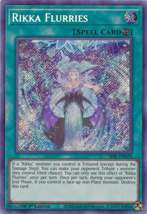 Rikka Flurries [SESL-EN024] Secret Rare 