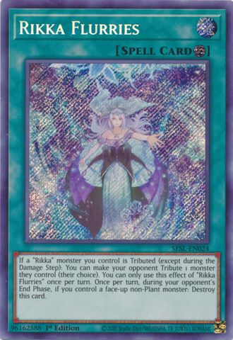 Rikka Flurries [SESL-EN024] Secret Rare 