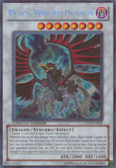 Dragon aux ailes noires [CT07-EN002] Secret Rare 