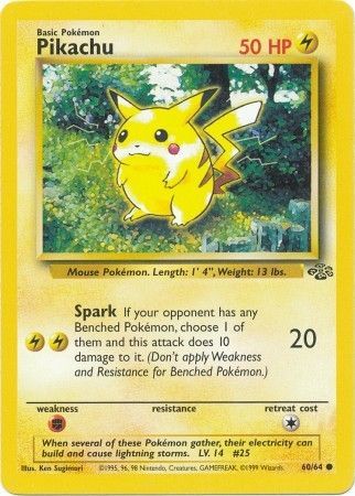 Pikachu (60/64) [Jungle Illimité] 