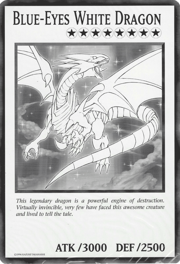 Dragon blanc aux yeux bleus (surdimensionné) 
